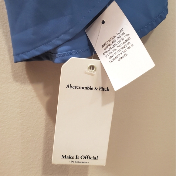 Abercrombie & Fitch - Asymmetrical Cinched Midi Dress - Size M  (NWT) - Picture 13 of 14